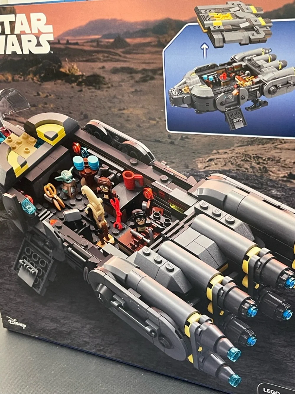LEGO Star Wars Anzellan Starship - Gray/Yellow/Black 75445 701Pcs 9+ NIP Sealed